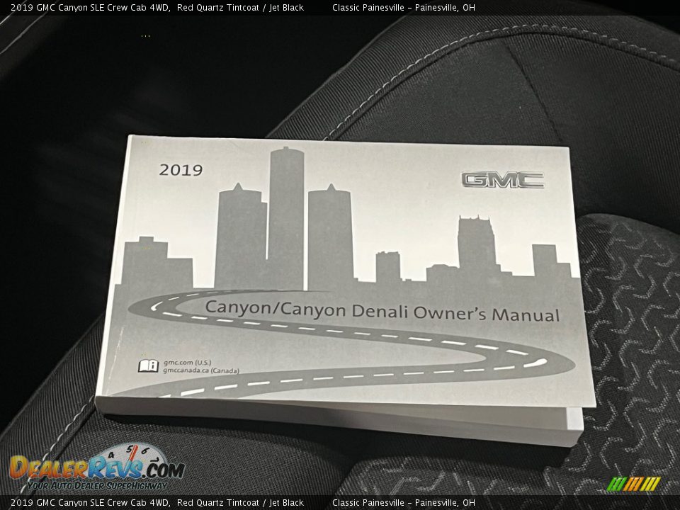 2019 GMC Canyon SLE Crew Cab 4WD Red Quartz Tintcoat / Jet Black Photo #17