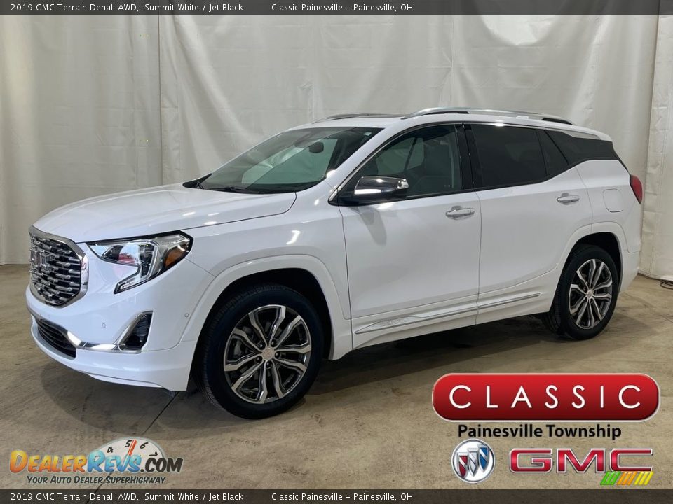 2019 GMC Terrain Denali AWD Summit White / Jet Black Photo #1