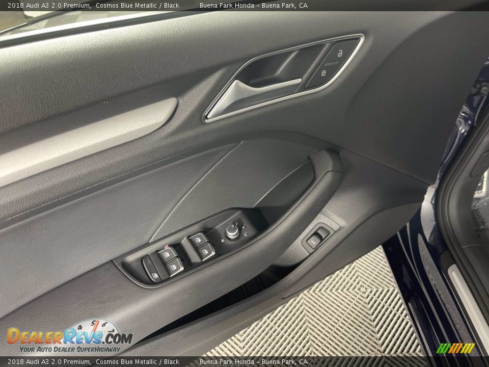 2018 Audi A3 2.0 Premium Cosmos Blue Metallic / Black Photo #11