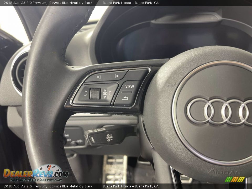 2018 Audi A3 2.0 Premium Steering Wheel Photo #12