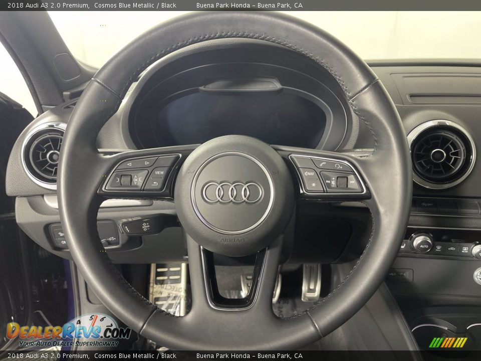 2018 Audi A3 2.0 Premium Steering Wheel Photo #13
