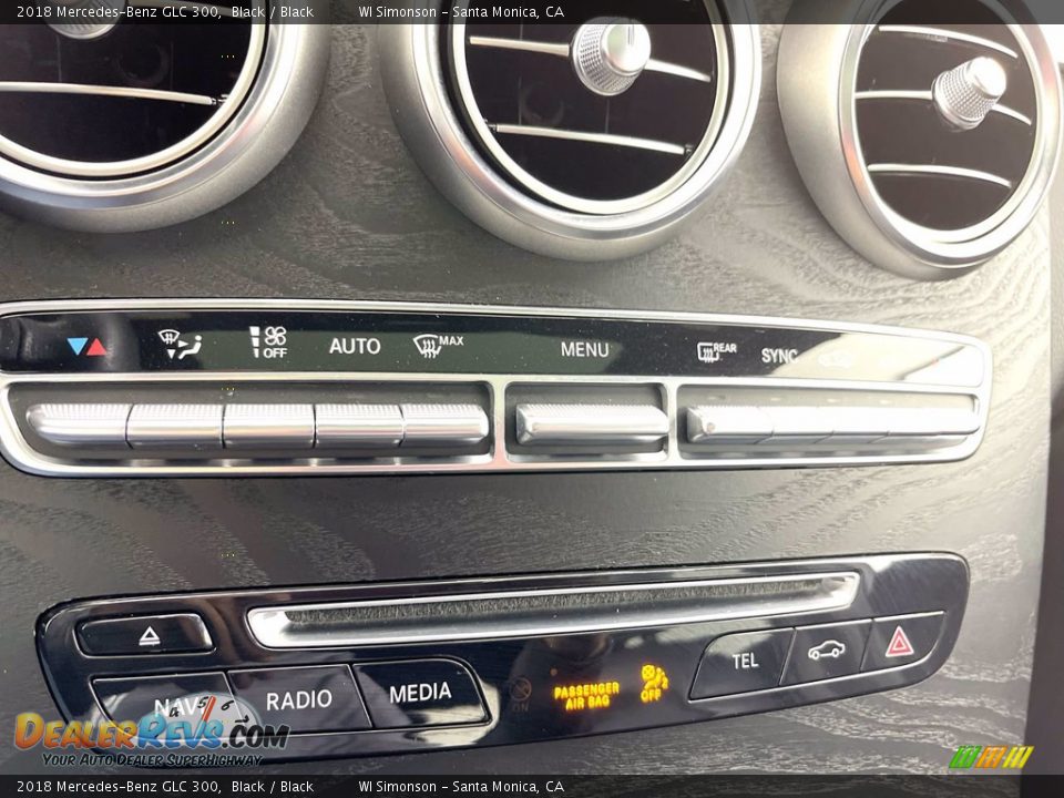 2018 Mercedes-Benz GLC 300 Black / Black Photo #19