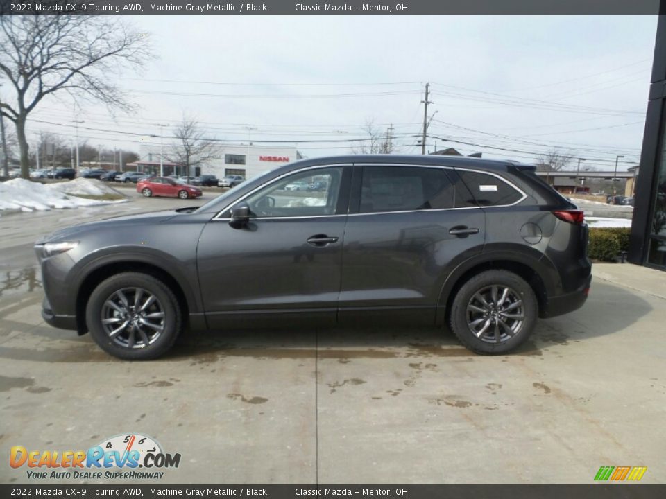 2022 Mazda CX-9 Touring AWD Machine Gray Metallic / Black Photo #6
