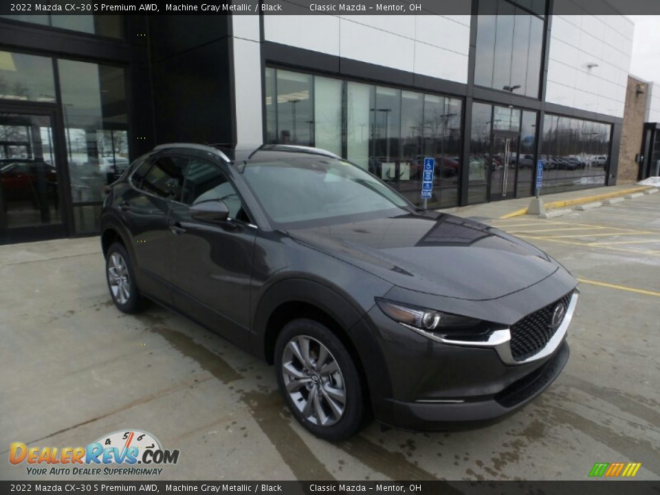 2022 Mazda CX-30 S Premium AWD Machine Gray Metallic / Black Photo #1