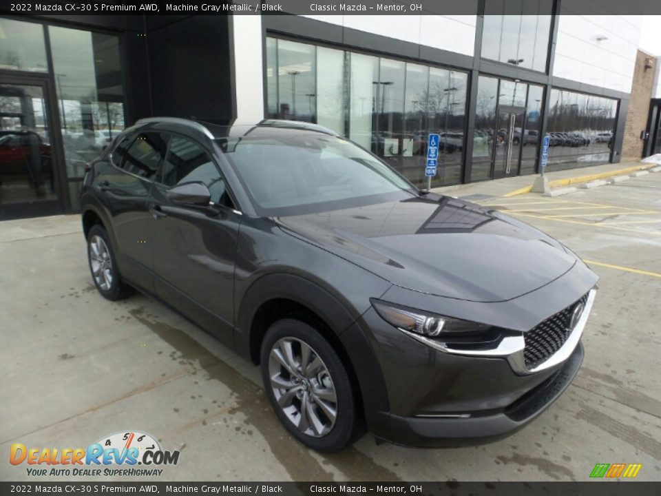 2022 Mazda CX-30 S Premium AWD Machine Gray Metallic / Black Photo #1