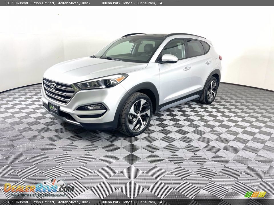 2017 Hyundai Tucson Limited Molten Silver / Black Photo #3