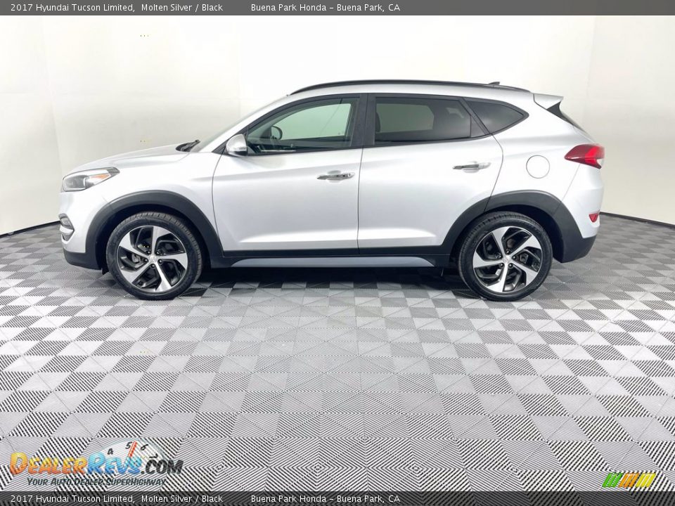 2017 Hyundai Tucson Limited Molten Silver / Black Photo #4