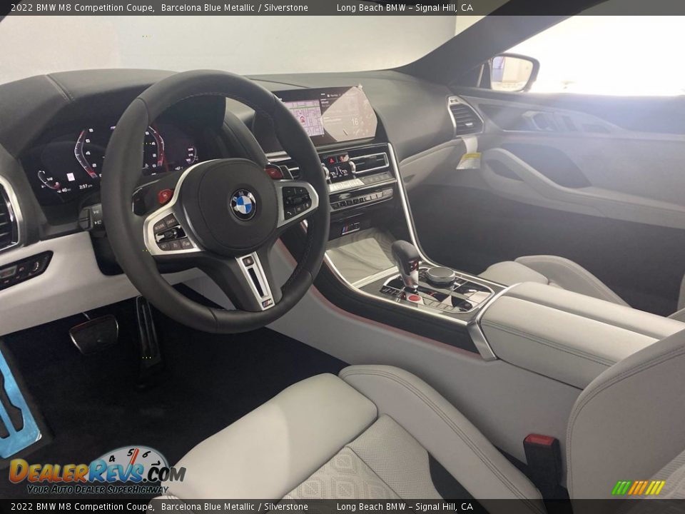 Silverstone Interior - 2022 BMW M8 Competition Coupe Photo #12