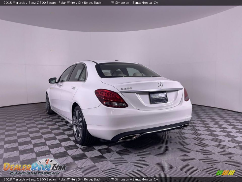 2018 Mercedes-Benz C 300 Sedan Polar White / Silk Beige/Black Photo #5