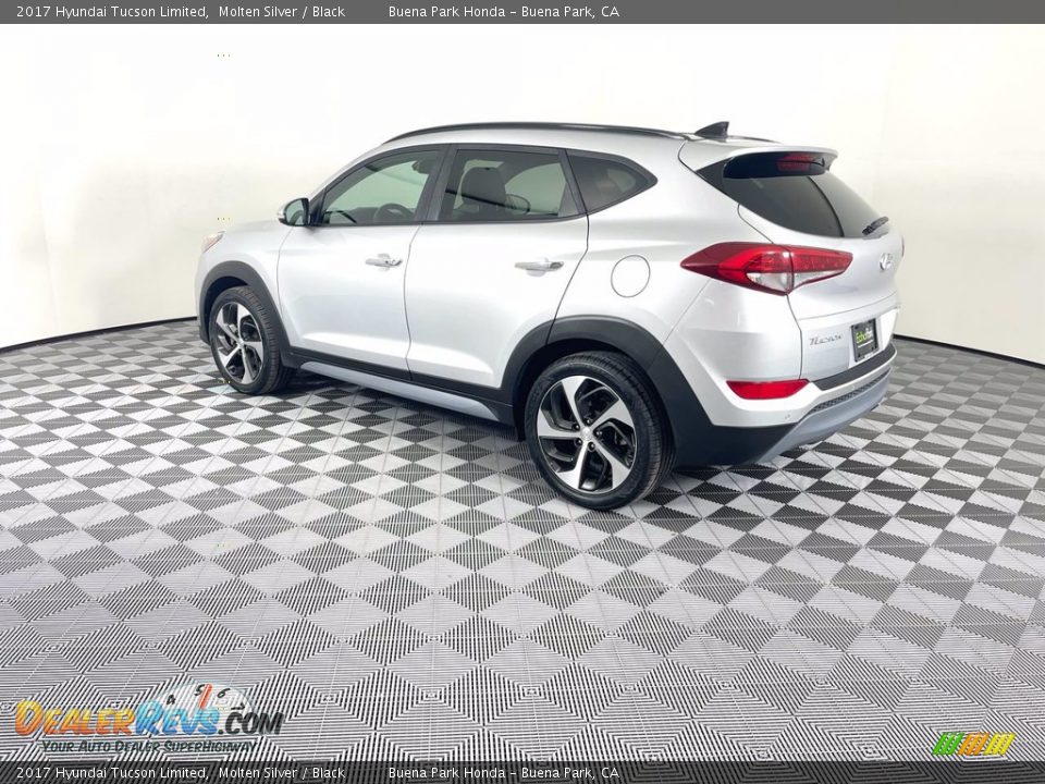 2017 Hyundai Tucson Limited Molten Silver / Black Photo #5