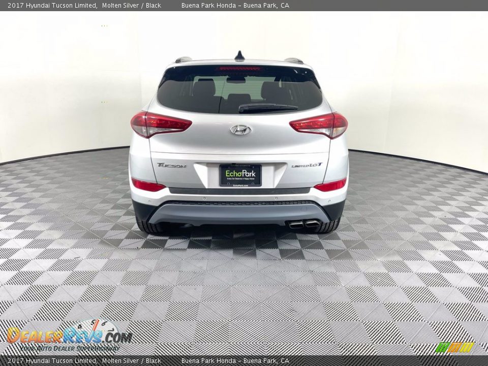 2017 Hyundai Tucson Limited Molten Silver / Black Photo #6