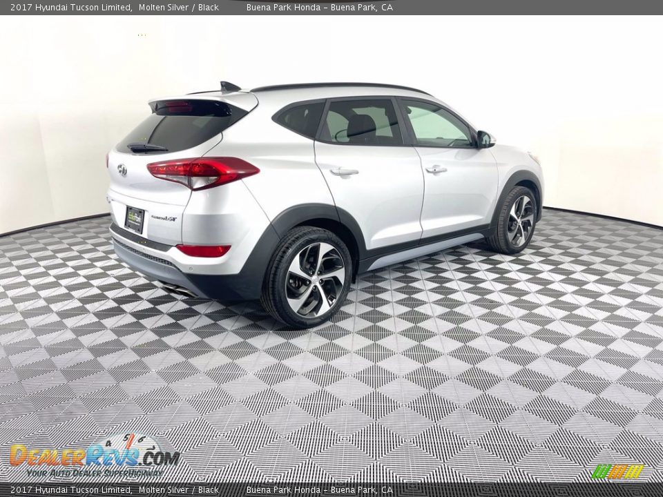 2017 Hyundai Tucson Limited Molten Silver / Black Photo #7