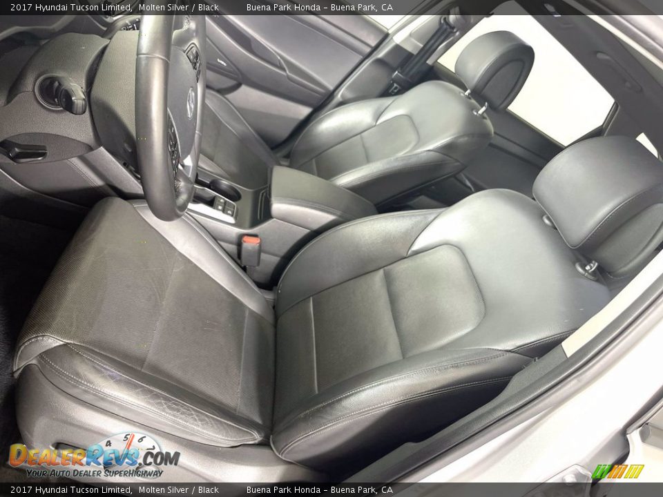 2017 Hyundai Tucson Limited Molten Silver / Black Photo #11