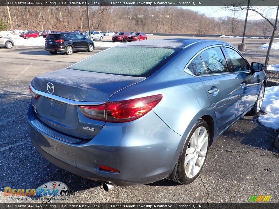 2014 Mazda MAZDA6 Touring Blue Reflex Mica / Black Photo #4