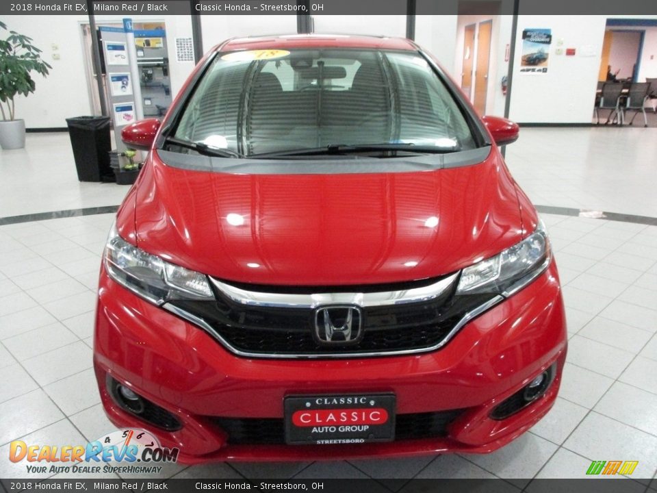 2018 Honda Fit EX Milano Red / Black Photo #2