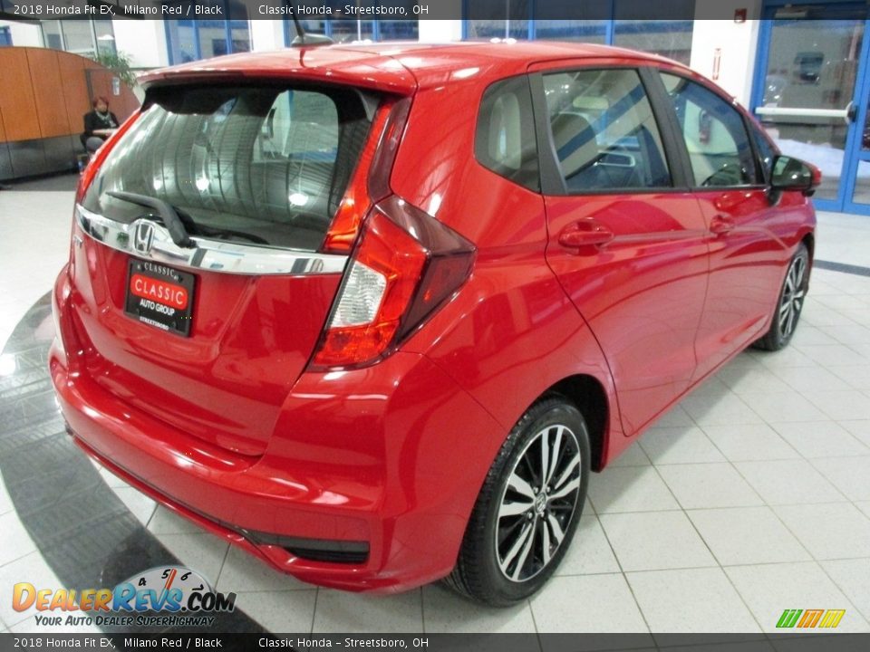 2018 Honda Fit EX Milano Red / Black Photo #7