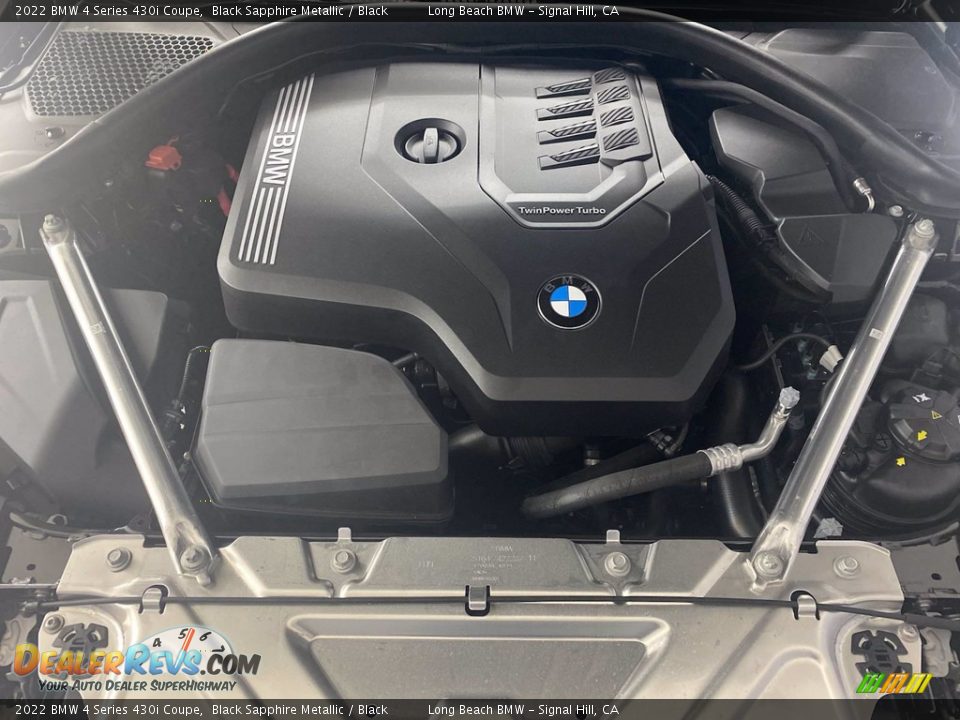 2022 BMW 4 Series 430i Coupe Black Sapphire Metallic / Black Photo #9