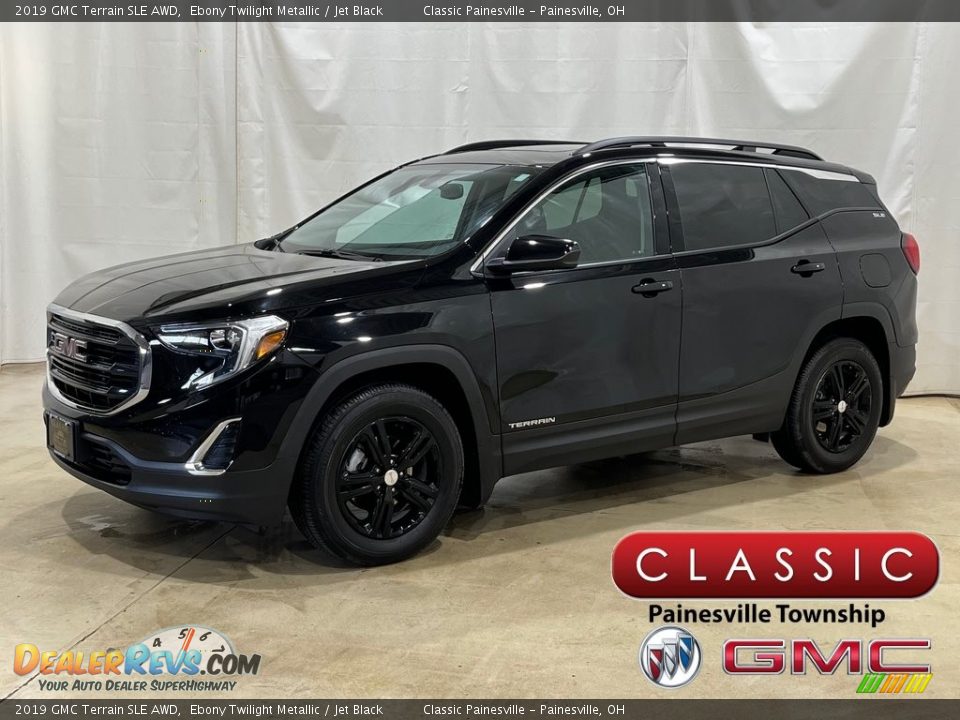 2019 GMC Terrain SLE AWD Ebony Twilight Metallic / Jet Black Photo #1