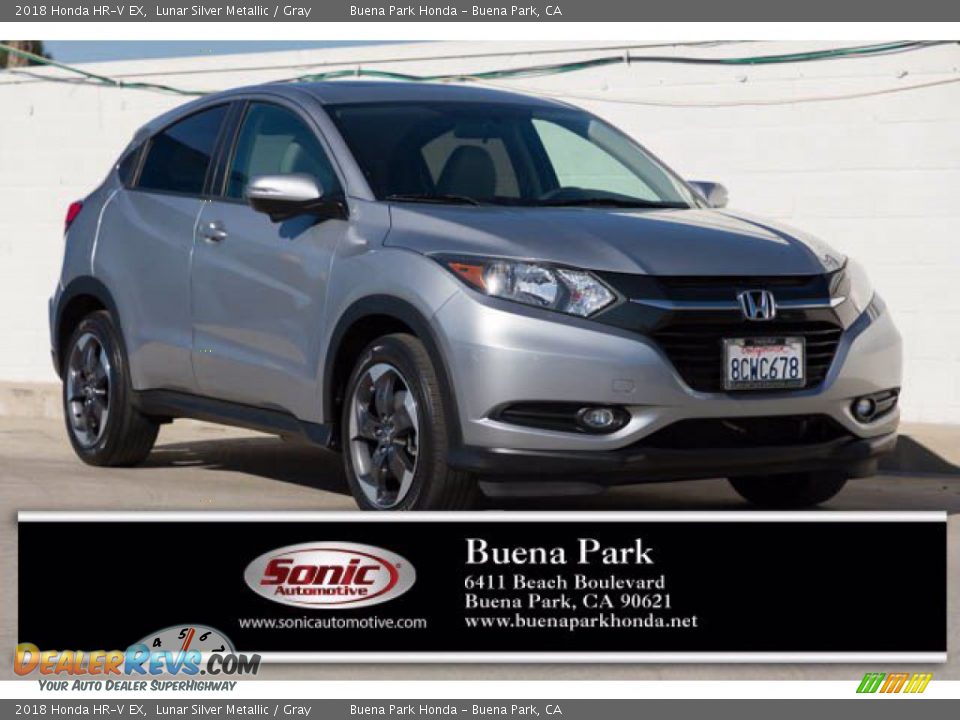 2018 Honda HR-V EX Lunar Silver Metallic / Gray Photo #1