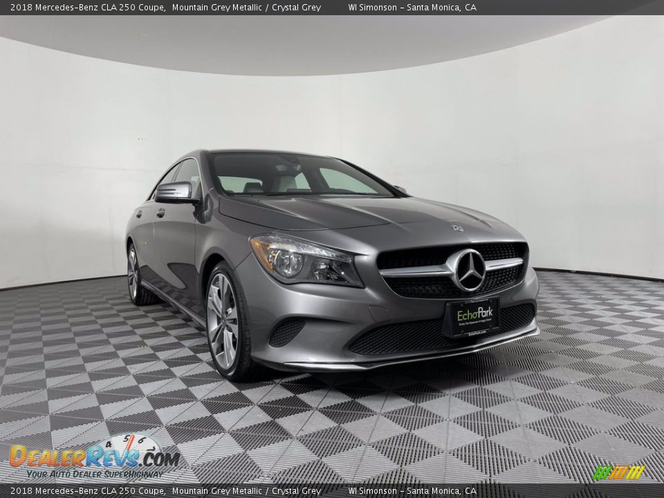 2018 Mercedes-Benz CLA 250 Coupe Mountain Grey Metallic / Crystal Grey Photo #1