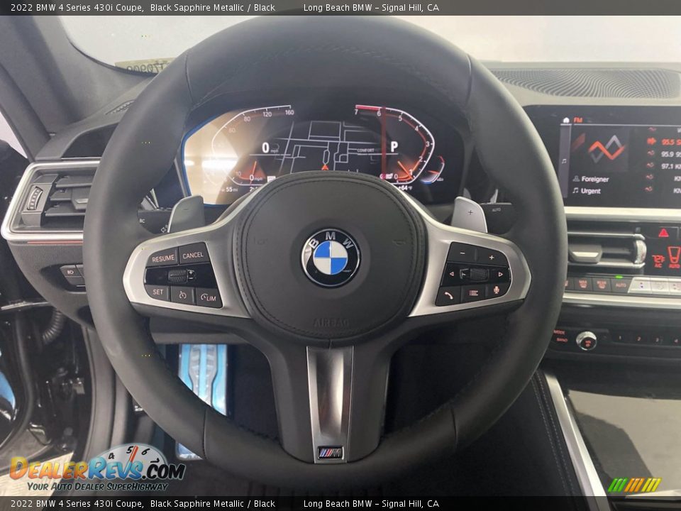 2022 BMW 4 Series 430i Coupe Black Sapphire Metallic / Black Photo #14