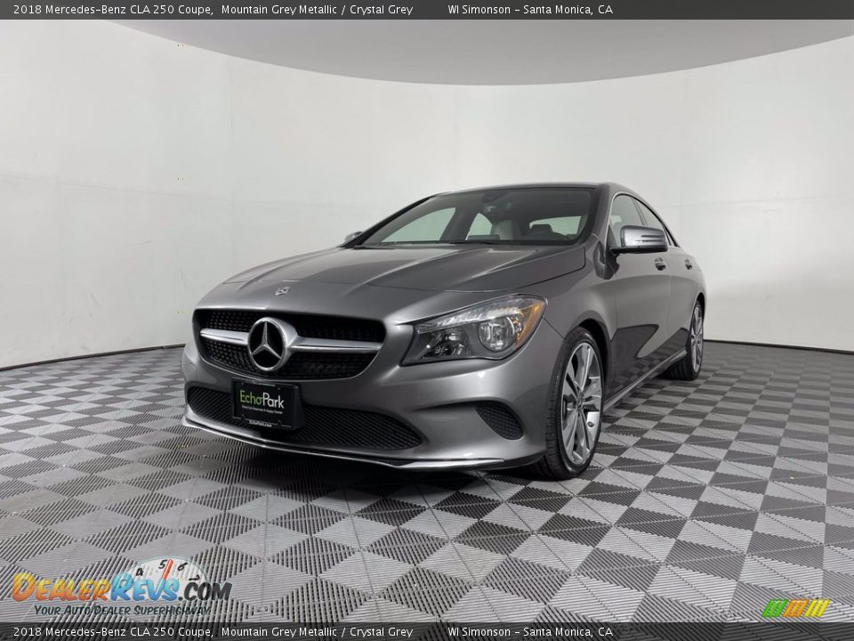 2018 Mercedes-Benz CLA 250 Coupe Mountain Grey Metallic / Crystal Grey Photo #3