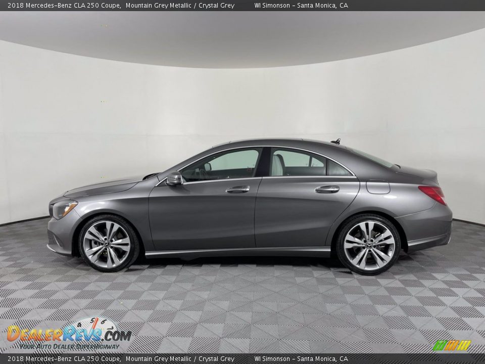 2018 Mercedes-Benz CLA 250 Coupe Mountain Grey Metallic / Crystal Grey Photo #4