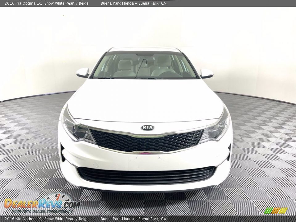 2016 Kia Optima LX Snow White Pearl / Beige Photo #2