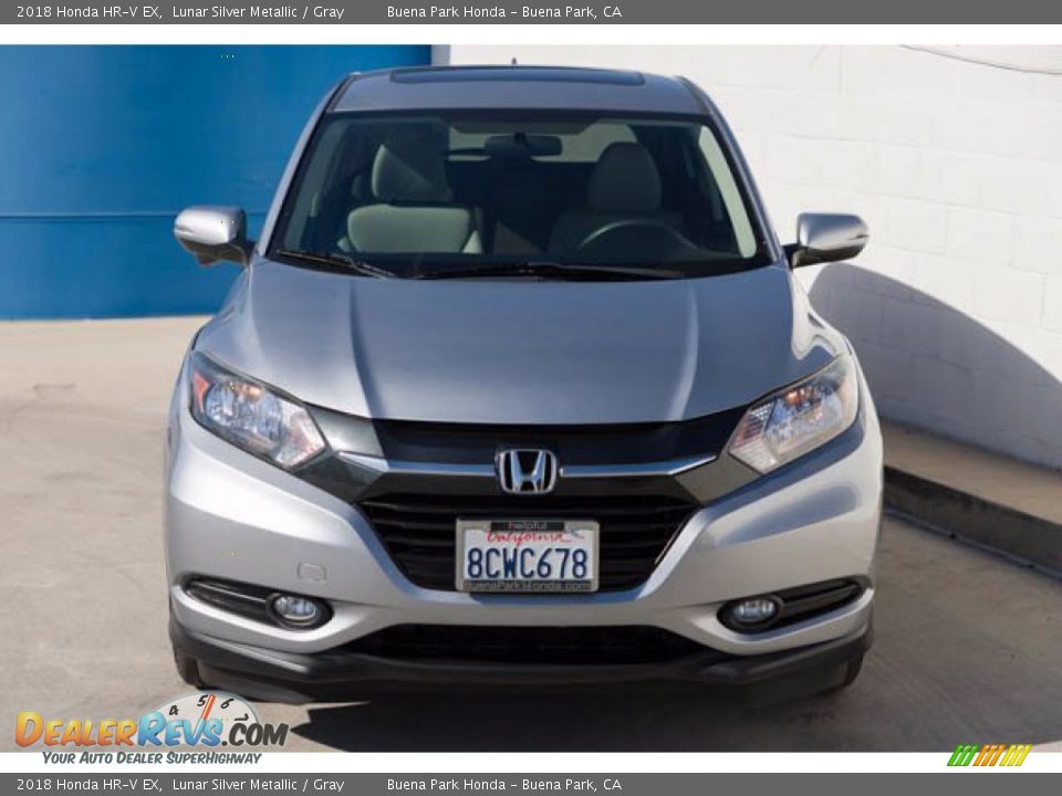 2018 Honda HR-V EX Lunar Silver Metallic / Gray Photo #7