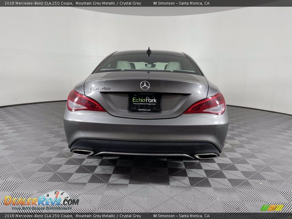 2018 Mercedes-Benz CLA 250 Coupe Mountain Grey Metallic / Crystal Grey Photo #6