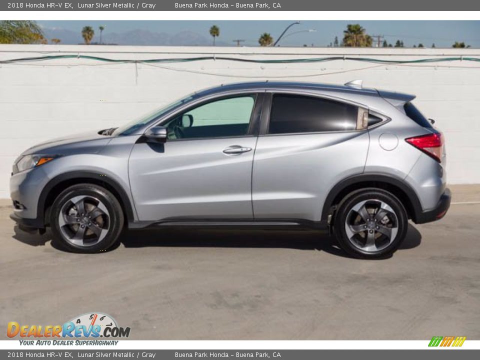 2018 Honda HR-V EX Lunar Silver Metallic / Gray Photo #8