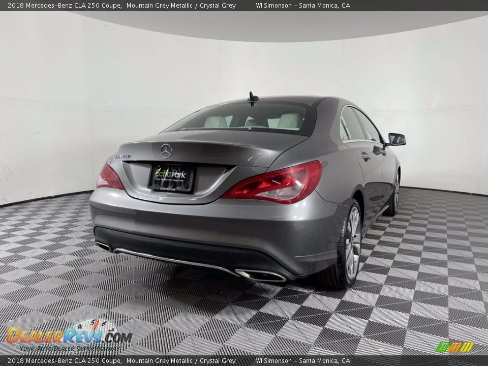 2018 Mercedes-Benz CLA 250 Coupe Mountain Grey Metallic / Crystal Grey Photo #7