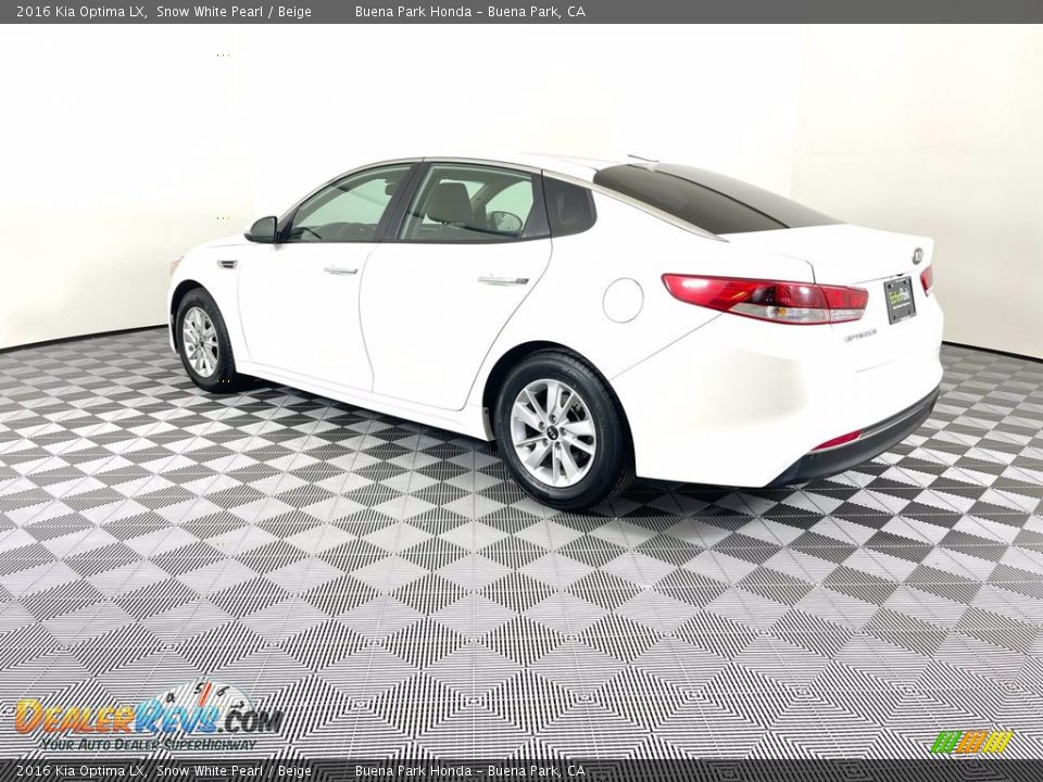 2016 Kia Optima LX Snow White Pearl / Beige Photo #5