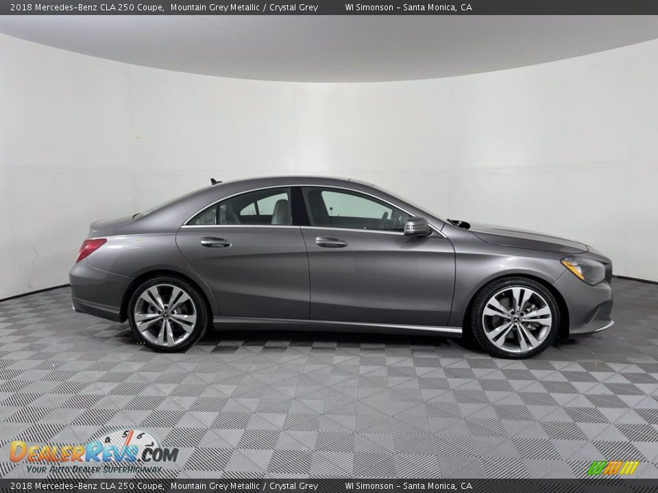 2018 Mercedes-Benz CLA 250 Coupe Mountain Grey Metallic / Crystal Grey Photo #8