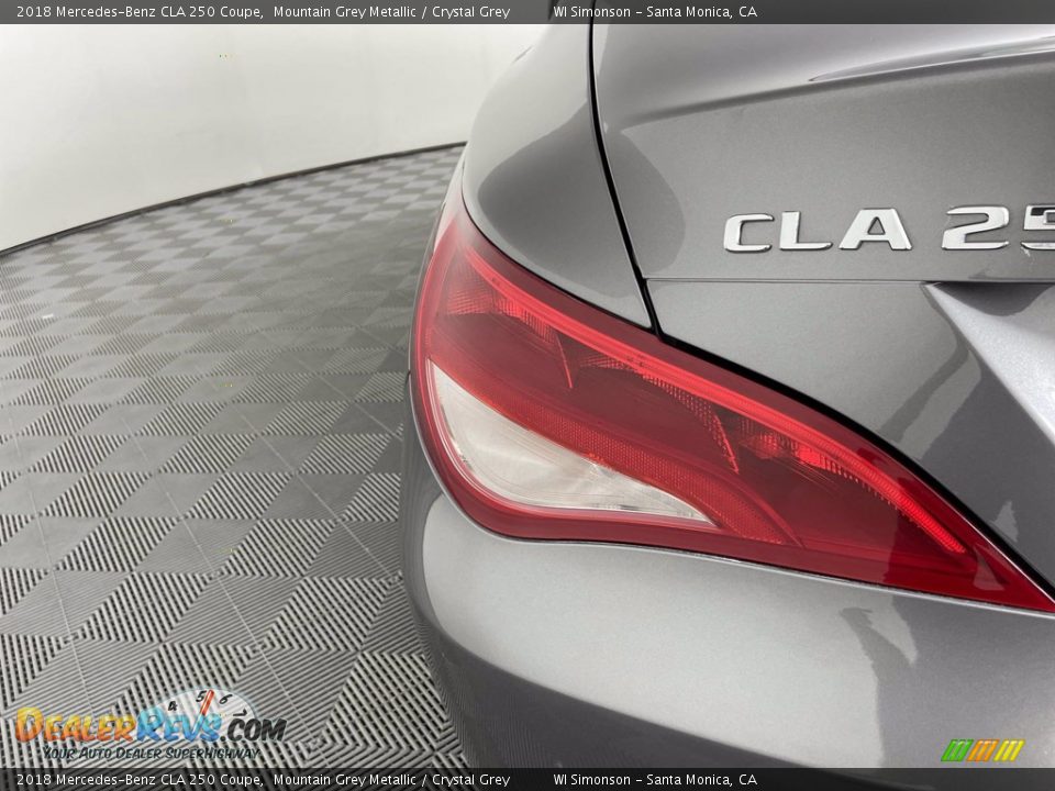 2018 Mercedes-Benz CLA 250 Coupe Mountain Grey Metallic / Crystal Grey Photo #9