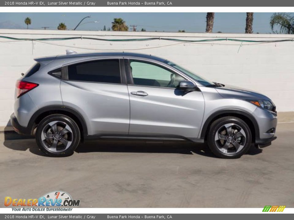 2018 Honda HR-V EX Lunar Silver Metallic / Gray Photo #12