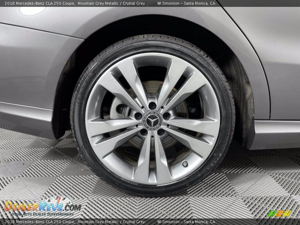 2018 Mercedes-Benz CLA 250 Coupe Mountain Grey Metallic / Crystal Grey Photo #11