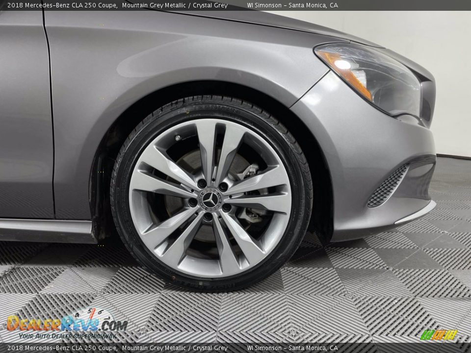 2018 Mercedes-Benz CLA 250 Coupe Mountain Grey Metallic / Crystal Grey Photo #12