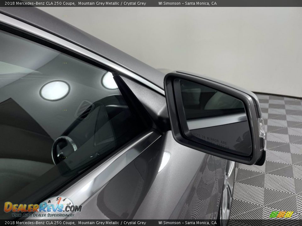 2018 Mercedes-Benz CLA 250 Coupe Mountain Grey Metallic / Crystal Grey Photo #13