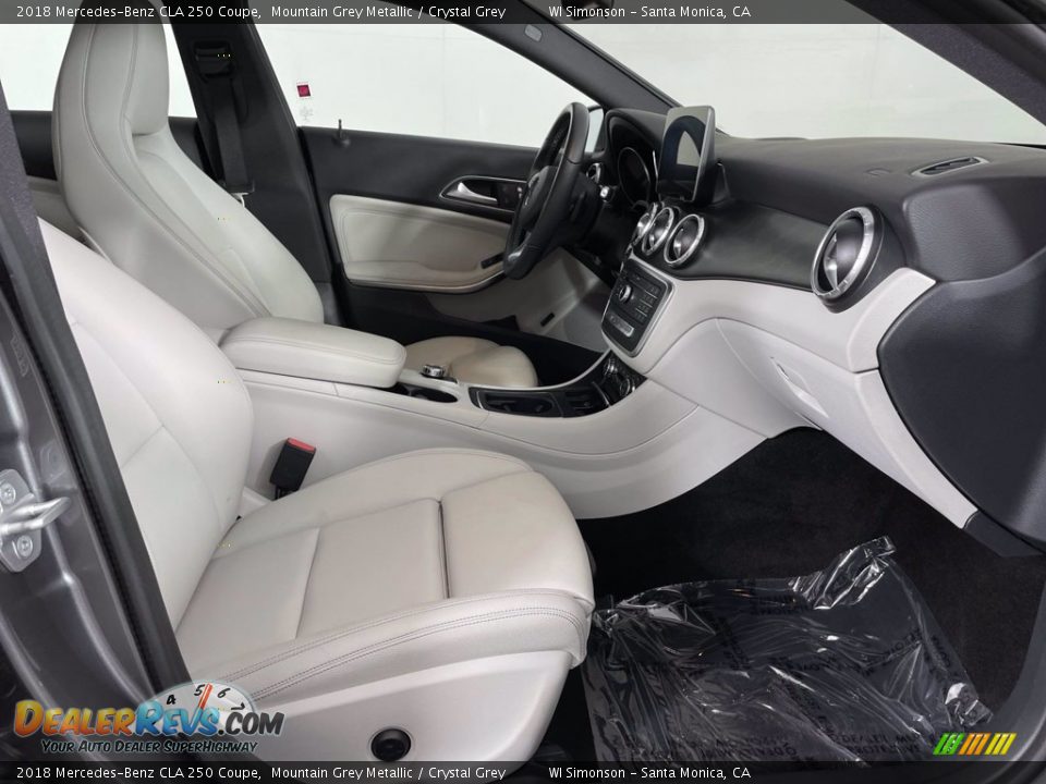 2018 Mercedes-Benz CLA 250 Coupe Mountain Grey Metallic / Crystal Grey Photo #14
