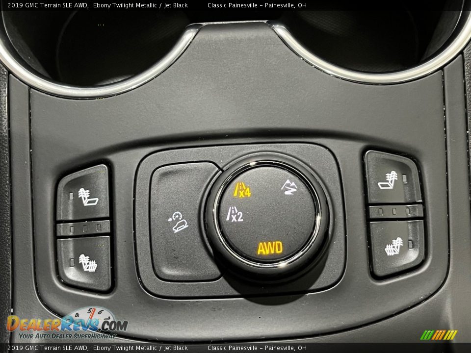 2019 GMC Terrain SLE AWD Ebony Twilight Metallic / Jet Black Photo #17