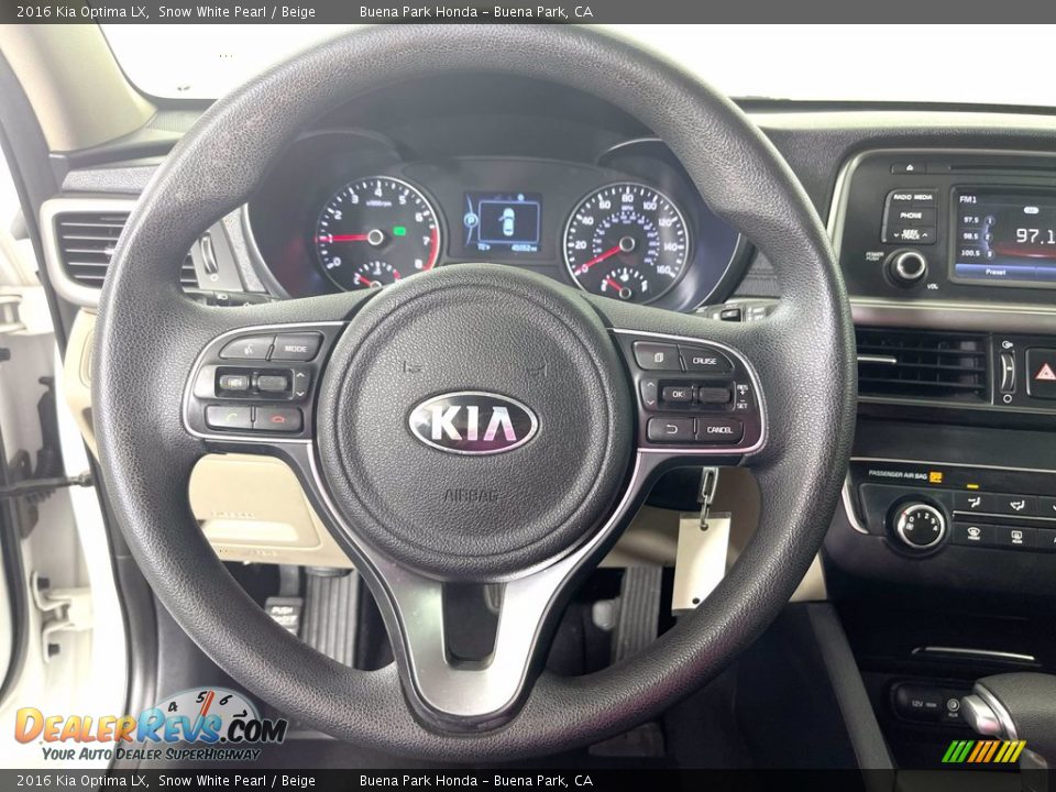 2016 Kia Optima LX Steering Wheel Photo #14