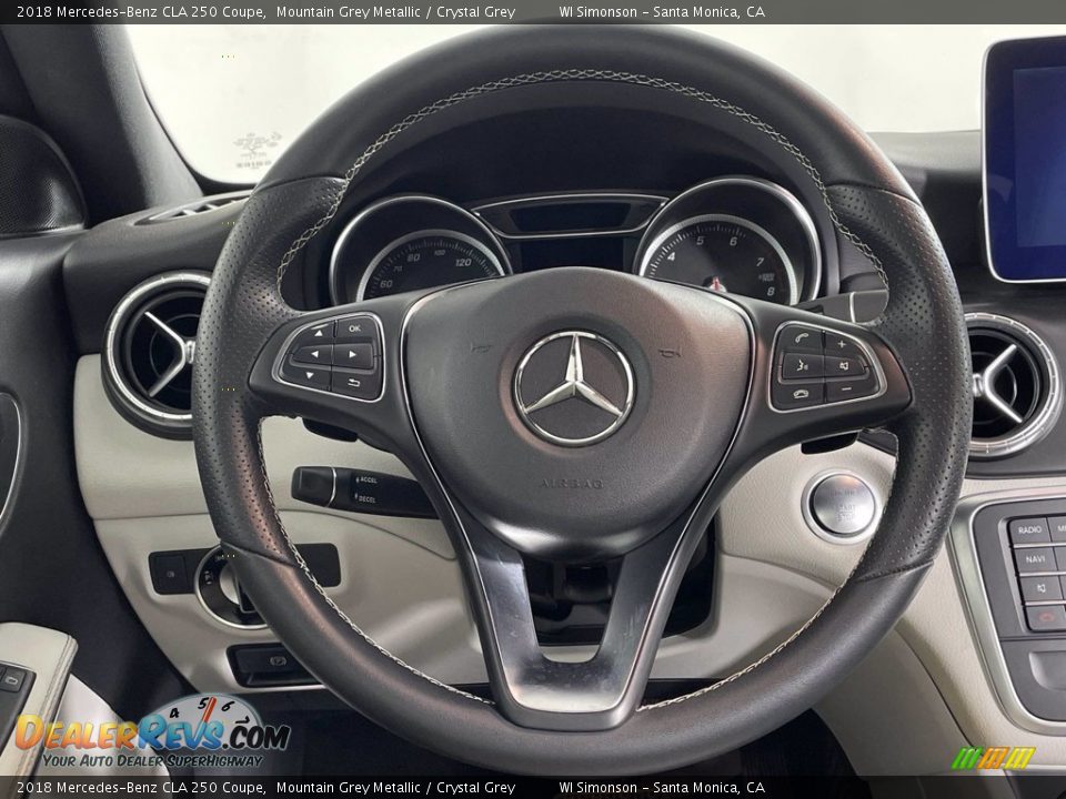 2018 Mercedes-Benz CLA 250 Coupe Mountain Grey Metallic / Crystal Grey Photo #21