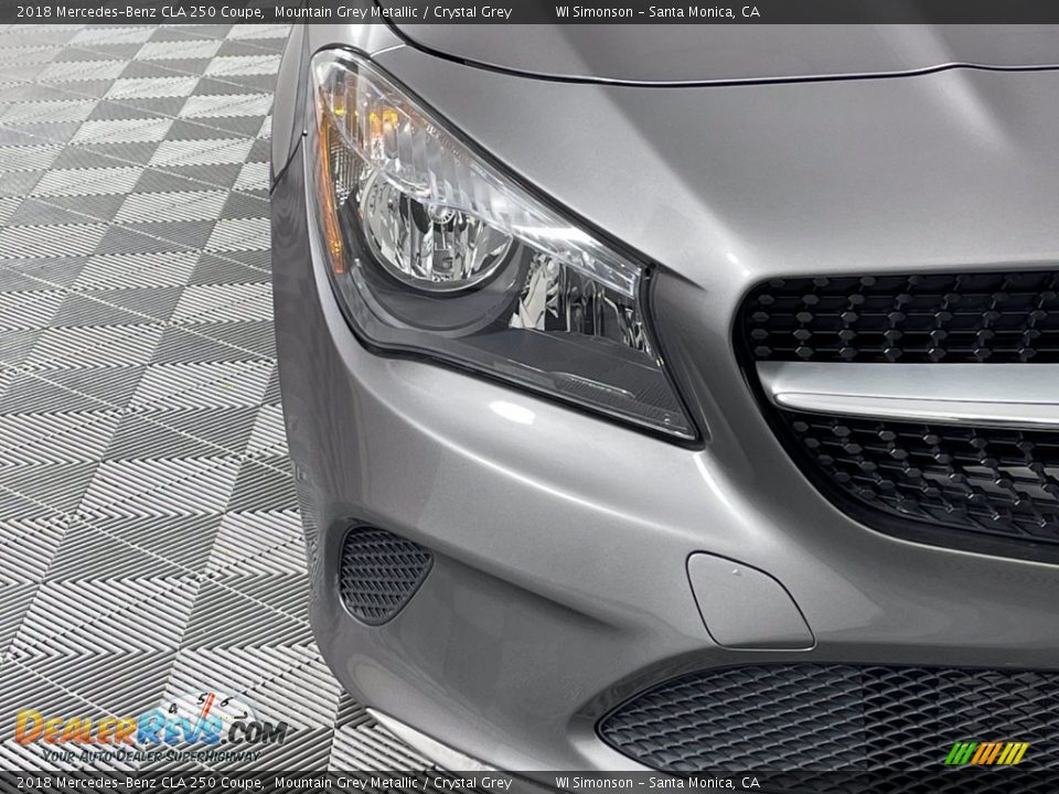 2018 Mercedes-Benz CLA 250 Coupe Mountain Grey Metallic / Crystal Grey Photo #22