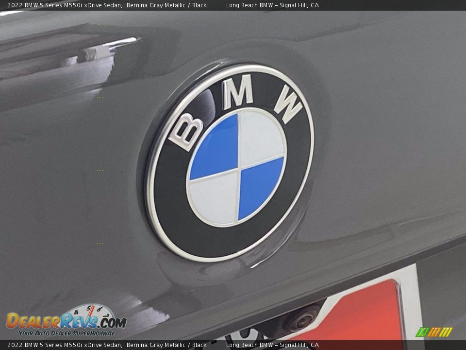 2022 BMW 5 Series M550i xDrive Sedan Bernina Gray Metallic / Black Photo #7