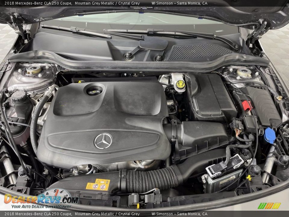 2018 Mercedes-Benz CLA 250 Coupe Mountain Grey Metallic / Crystal Grey Photo #25
