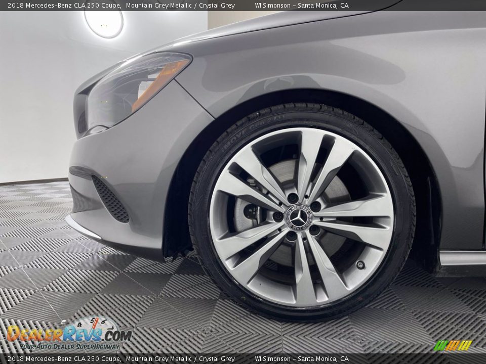 2018 Mercedes-Benz CLA 250 Coupe Mountain Grey Metallic / Crystal Grey Photo #26