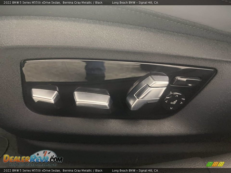 2022 BMW 5 Series M550i xDrive Sedan Bernina Gray Metallic / Black Photo #11