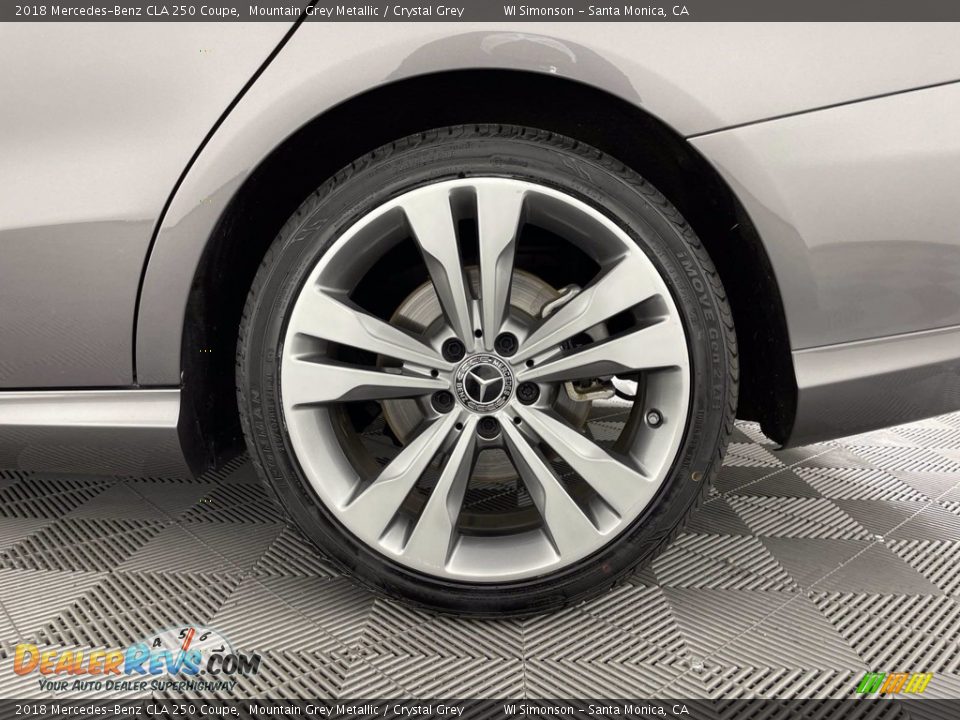 2018 Mercedes-Benz CLA 250 Coupe Mountain Grey Metallic / Crystal Grey Photo #27