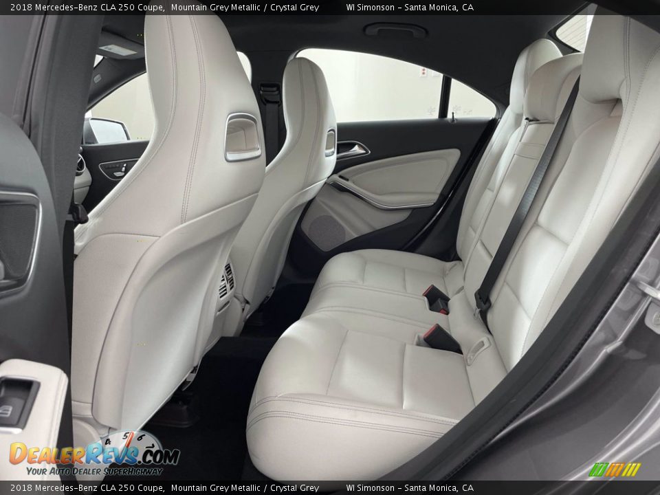 2018 Mercedes-Benz CLA 250 Coupe Mountain Grey Metallic / Crystal Grey Photo #28